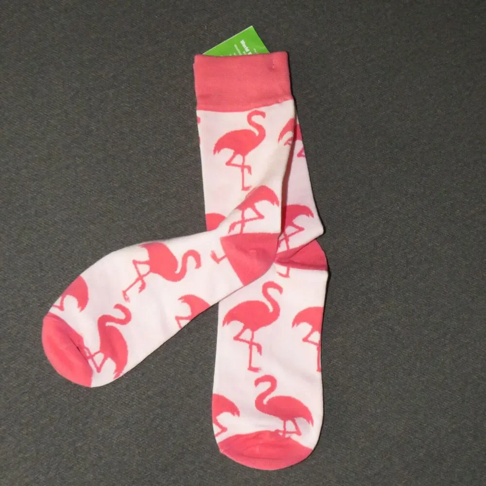 World Wildlife Fund WWF Women's Pink Flamingo Socks